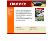 Tablet Screenshot of caddiemagazine.com
